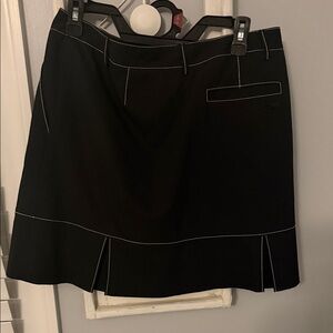 Annika Black A-Line Women's Skort